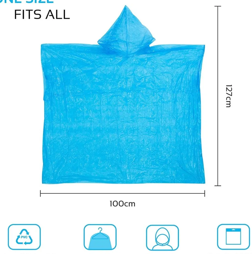 Universal Poncho Rain Jacket with Hood