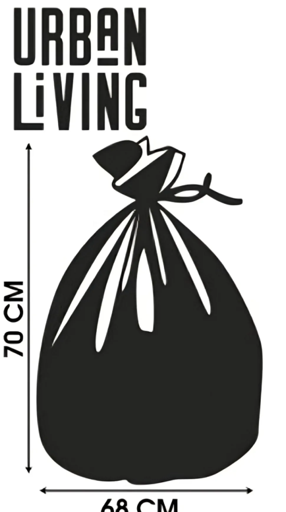 Urban Living Garbage Bags 50 Litre