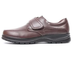 Velcro Brown Shoes Comfort Fit