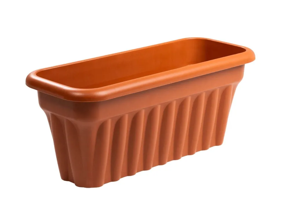 Vista 60cm Trough Planter Terracotta