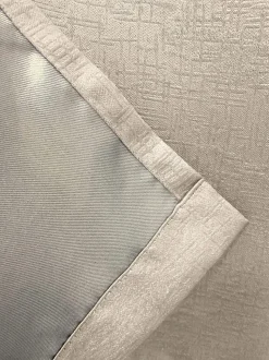 Vogue Woven Eyelet Curtains Cream by Enhanced Living