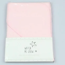 Watch me Grow 100% Cotton Pink Hooded Towel