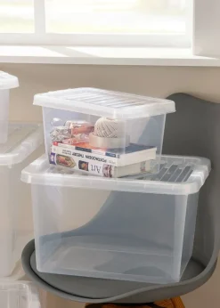 Wham Crystal 7 Litre Box & Lid Clear