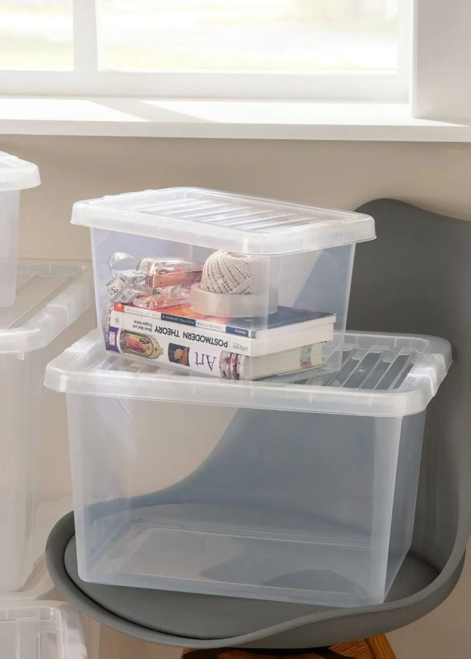 Wham Crystal 25 Litre Box with Lid