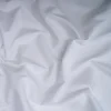 White 100% Cotton Plain Poplin Fabric - Price by the Metre