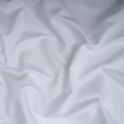 White 100% Cotton Plain Poplin Fabric - Price by the Metre