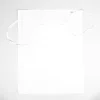 White Bar Apron With Pocket 103-006