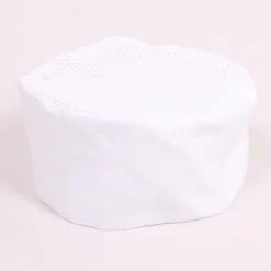 White Mesh Chef Skull Cap 103-049