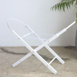White Moses Basket Stand