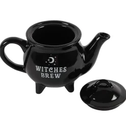 Witches Brew Black Teapot