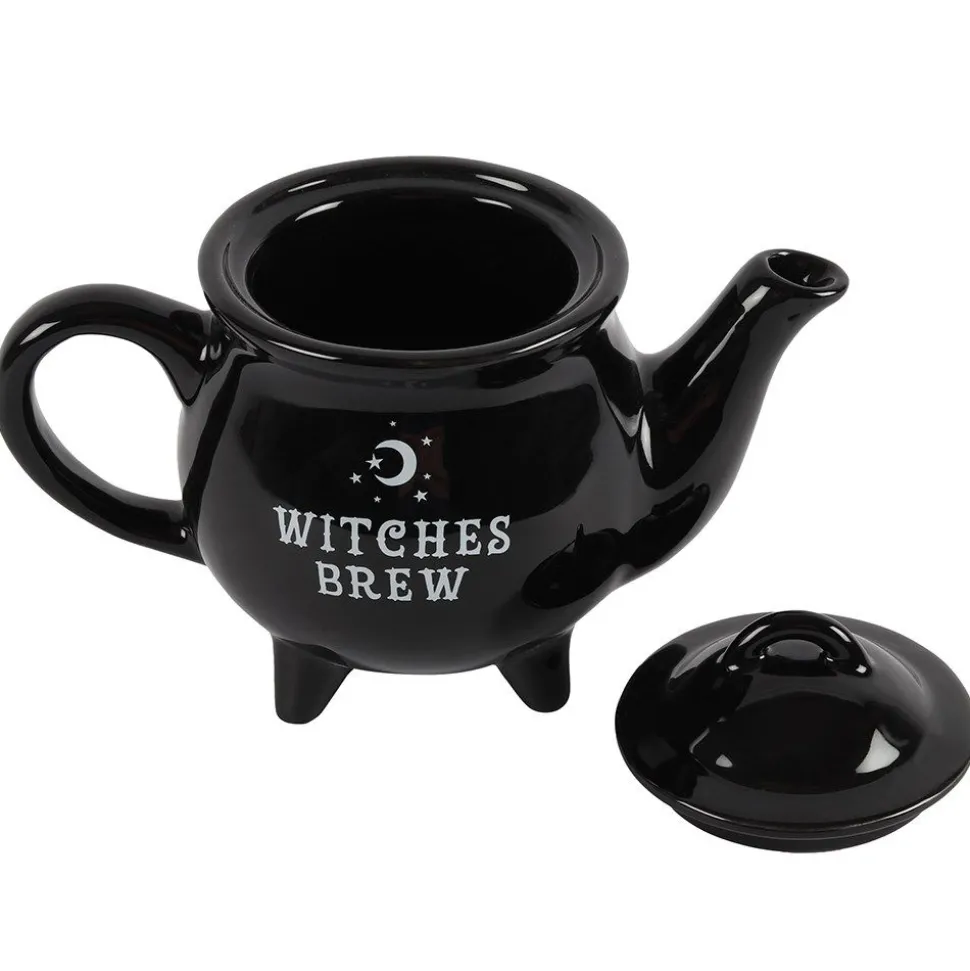 Witches Brew Black Teapot