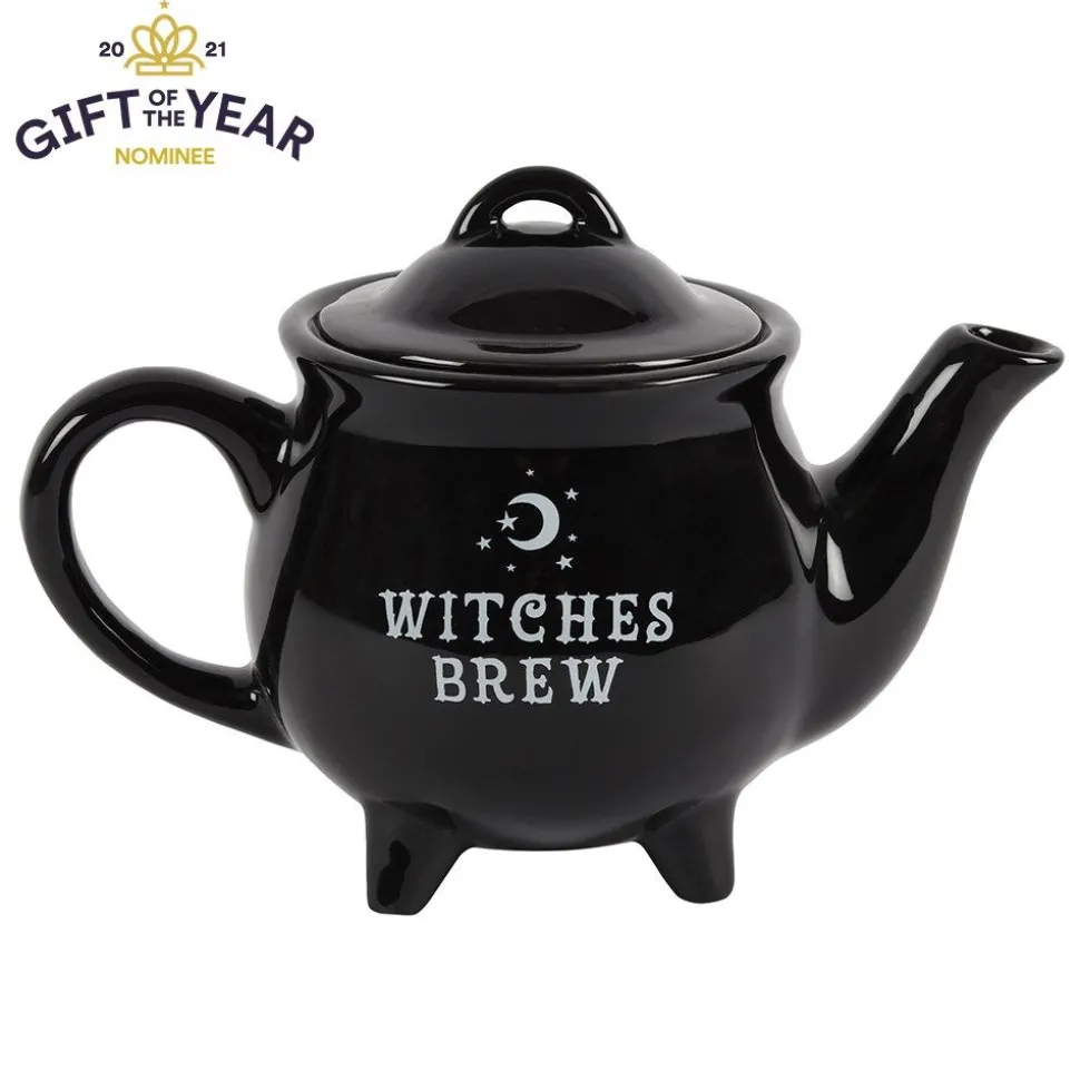 Witches Brew Black Teapot