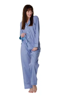 Women's 100% Cotton Long Sleeve Pyjama Amara Purple