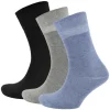 Womens 3 Pack Socks