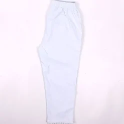 Womens Anchor Crop Trousers White