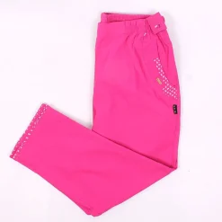 Womens Anchor Crop Trousers Pink
