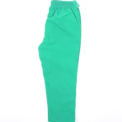 Womens Anchor Crop Trousers Turquoise