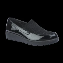 Women's Barbara Black Slip On Shoes