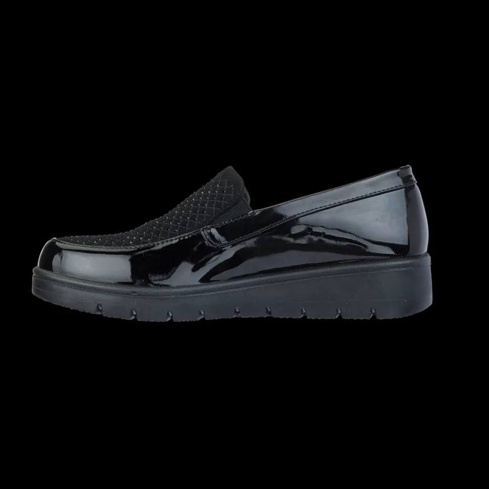 Women's Barbara Black Slip On Shoes