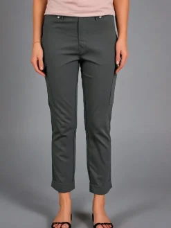 Women's Cargo Stretch Pants Black 27" Leg