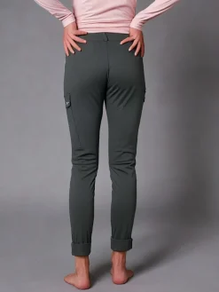 Women's Cargo Stretch Pants Olive 27" Leg