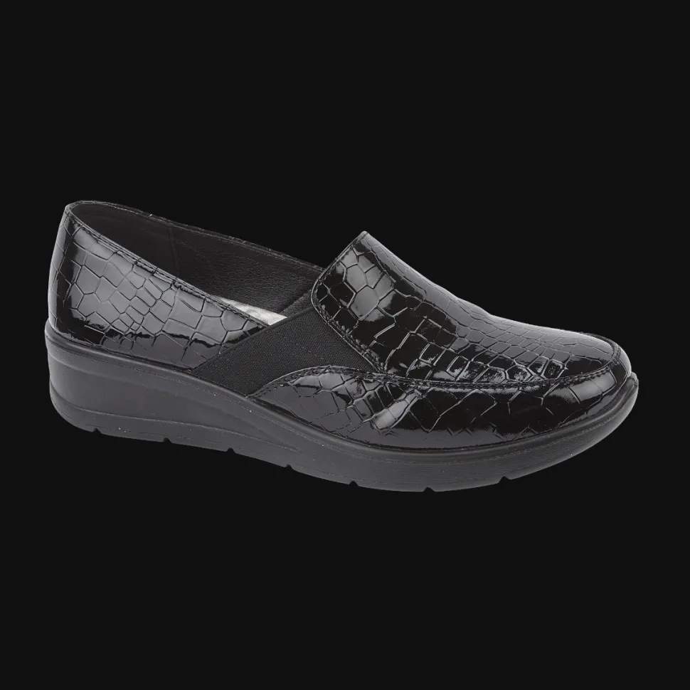 Women's Croc Black Slip on Casual Shoes