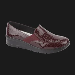 Women's Croc Burgundy Slip on Casual Shoes