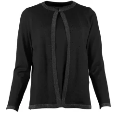 Women's Diamante Twinset Top Black