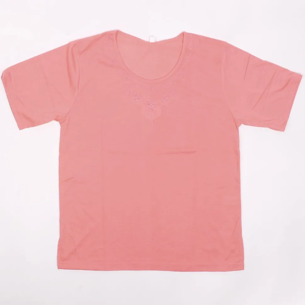 Womens Floral T-Shirt Pink