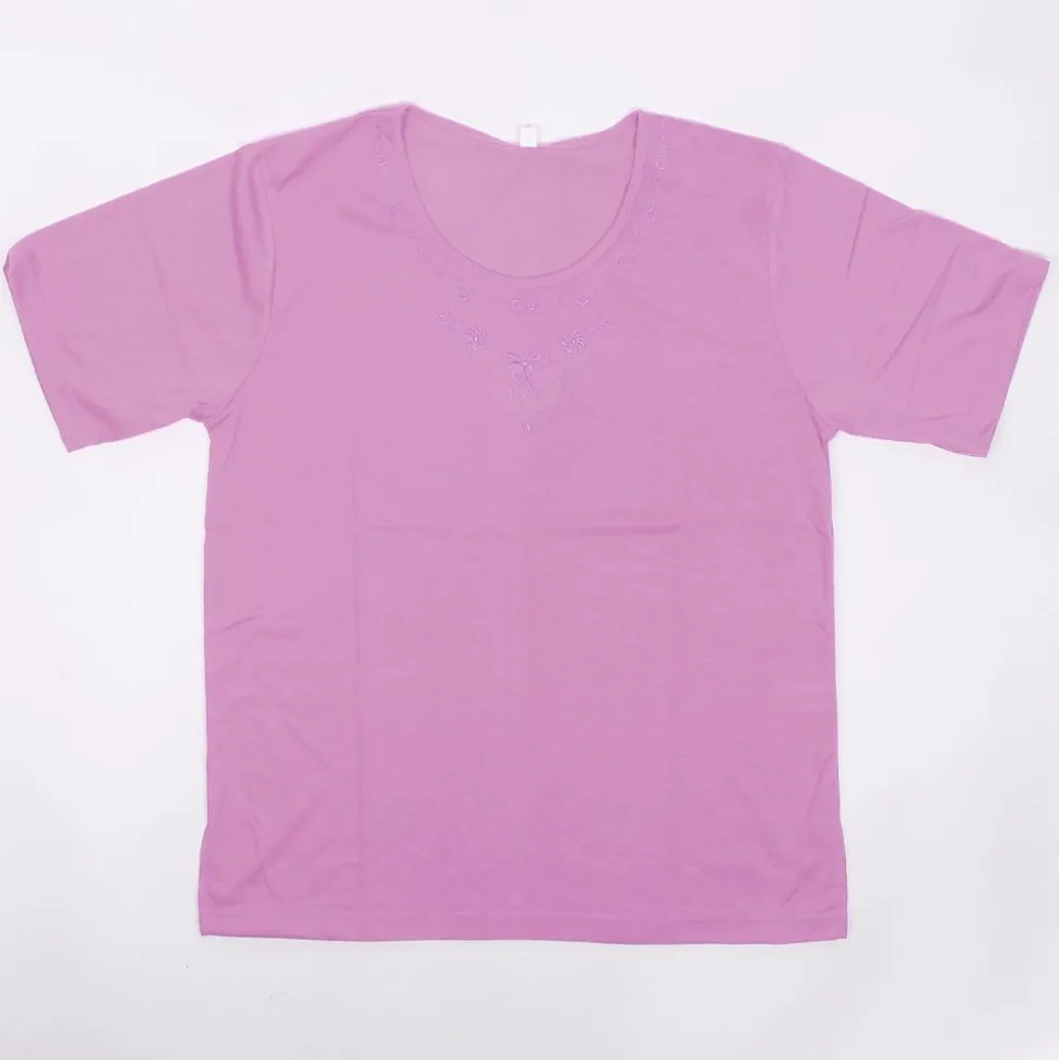 Womens Floral T-Shirt Purple