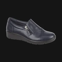 Women's Gail Navy Slip on Casual Shoes