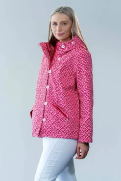 Women's Hot Pink Mac Jacket by Jessica Graaf