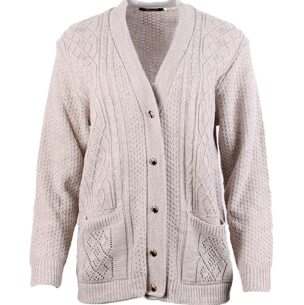 Women's Knitted Cardigan Beige