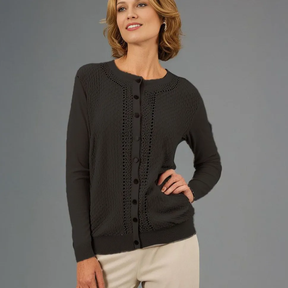 Women's Knitted Cardigan Black