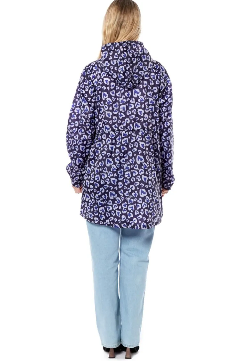 Women's Printed Parka Showerproof Jacket Leopard