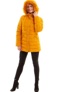 Women's Quilted Jacket Mustard