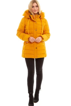 Women's Quilted Jacket Mustard