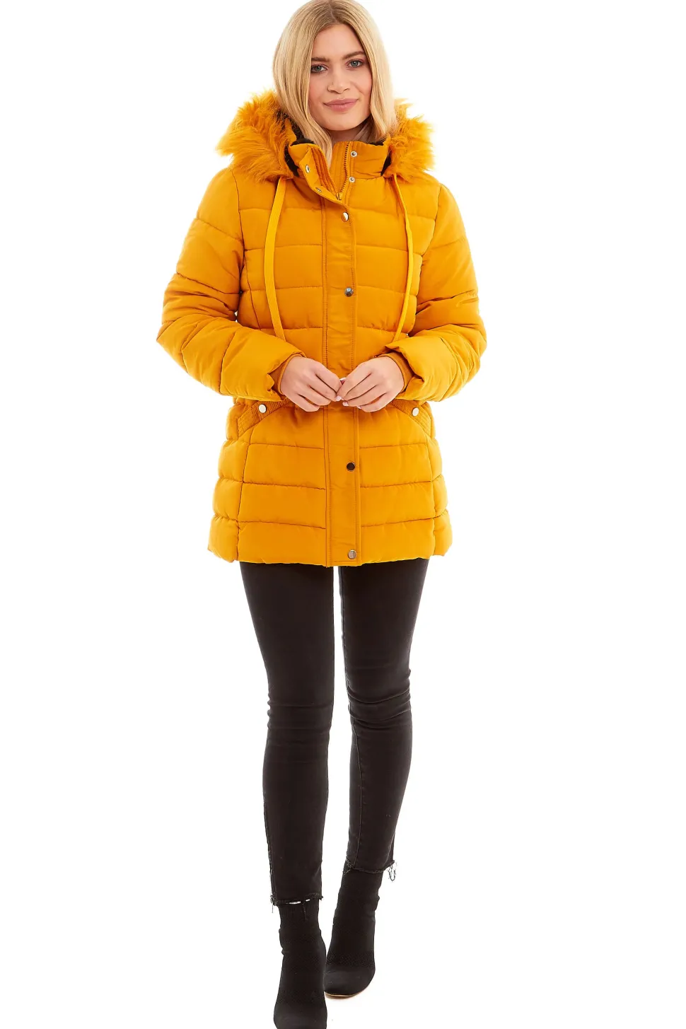 Women's Quilted Jacket Mustard