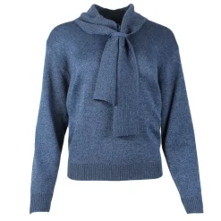 Women's Scarf Jumper Navy