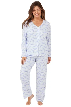 Women's Spot Pyjamas Blue
