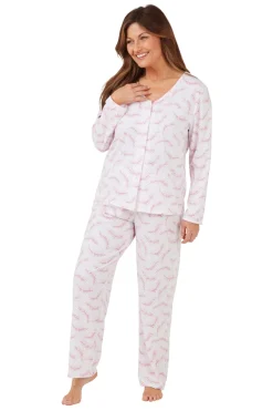 Women's Spot Pyjamas Pink