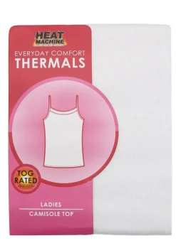 Women's Thermal Camisole Top White