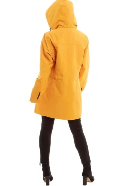 Women's Waterproof Jacket Damaris Mustard