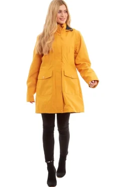 Women's Waterproof Jacket Damaris Mustard