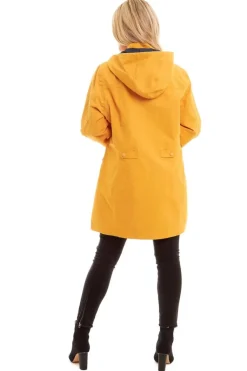 Women's Waterproof Jacket Damaris Mustard