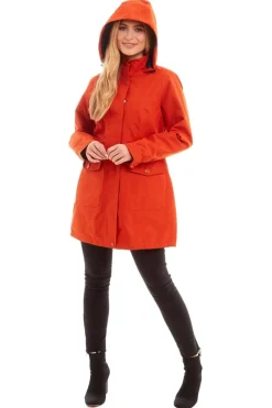 Women's Waterproof Jacket Damaris Orange