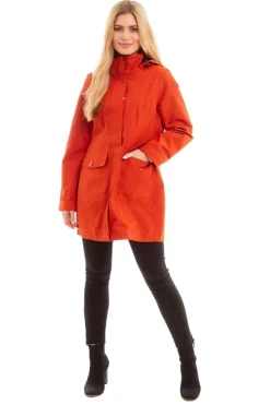 Women's Waterproof Jacket Damaris Orange