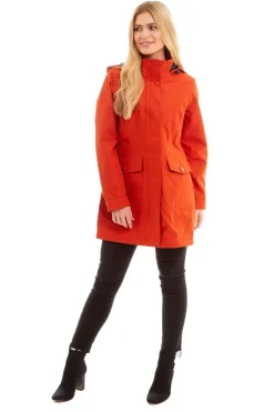 Women's Waterproof Jacket Damaris Orange
