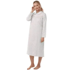 Women's Wincey 100% Cotton Nightdress Pink