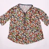 Womens Zip Top Floral Multi